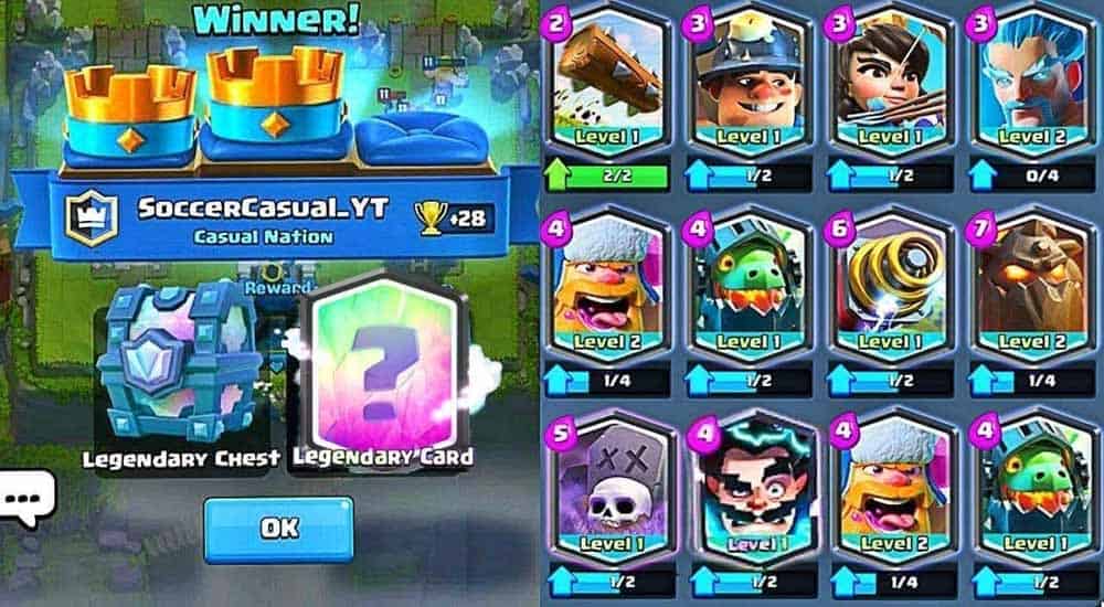 best Legendary cards in Clash Royale
